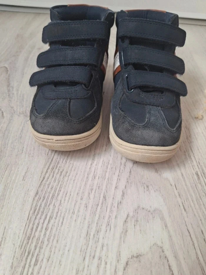 Zapatos/Zapatillas altas marrones/azul marino Vertbaudet - Talla 26 – photo 5